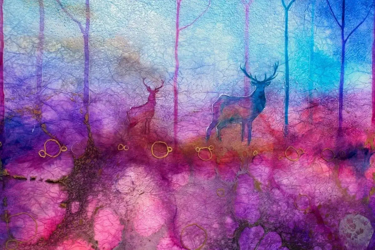 Elysian - Original - SOLD by artist Kerry Darlington - Wyecliffe Galleries