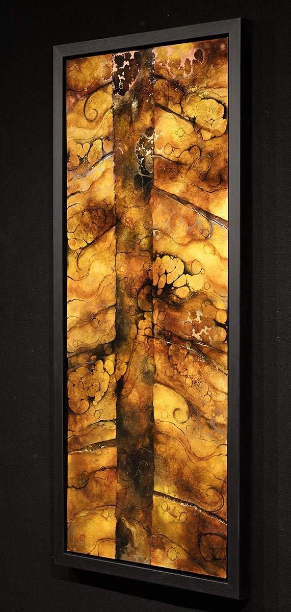 Embers - Original - SOLD by artist Kerry Darlington - Wyecliffe Galleries