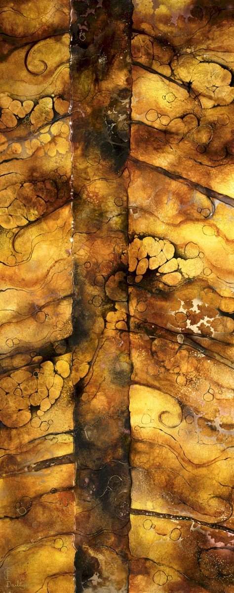 Embers - Original - SOLD by artist Kerry Darlington - Wyecliffe Galleries