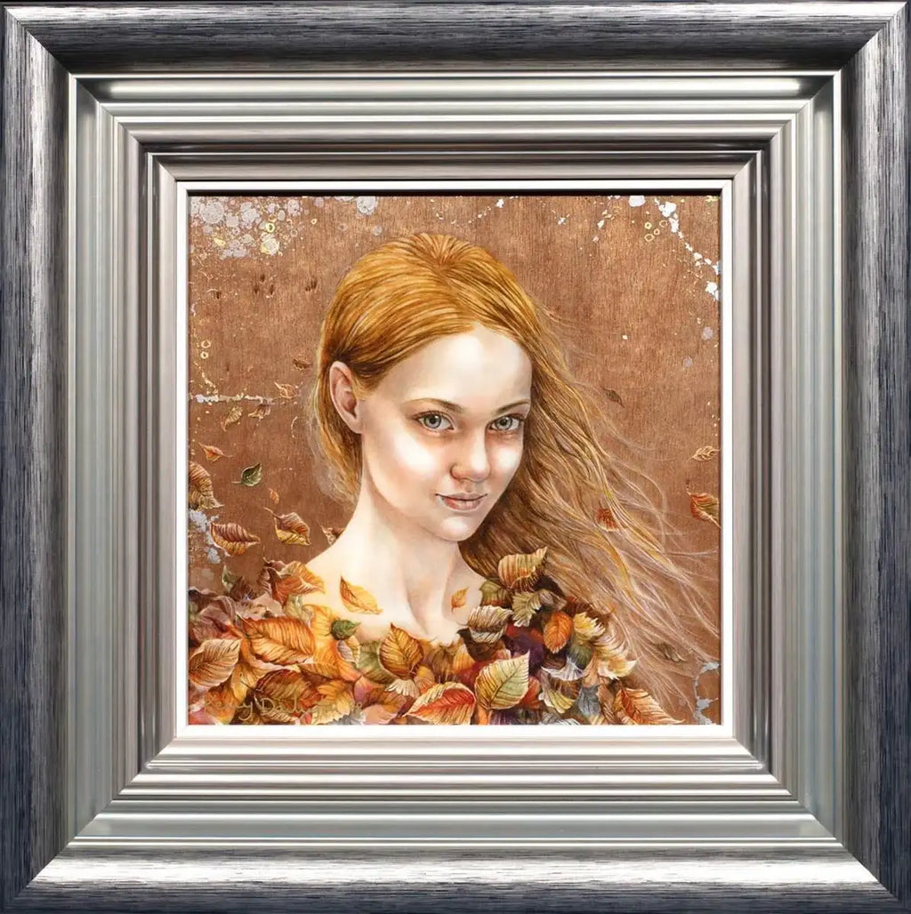 Embracing Silence - Original - SOLD by artist Kerry Darlington - Wyecliffe Galleries