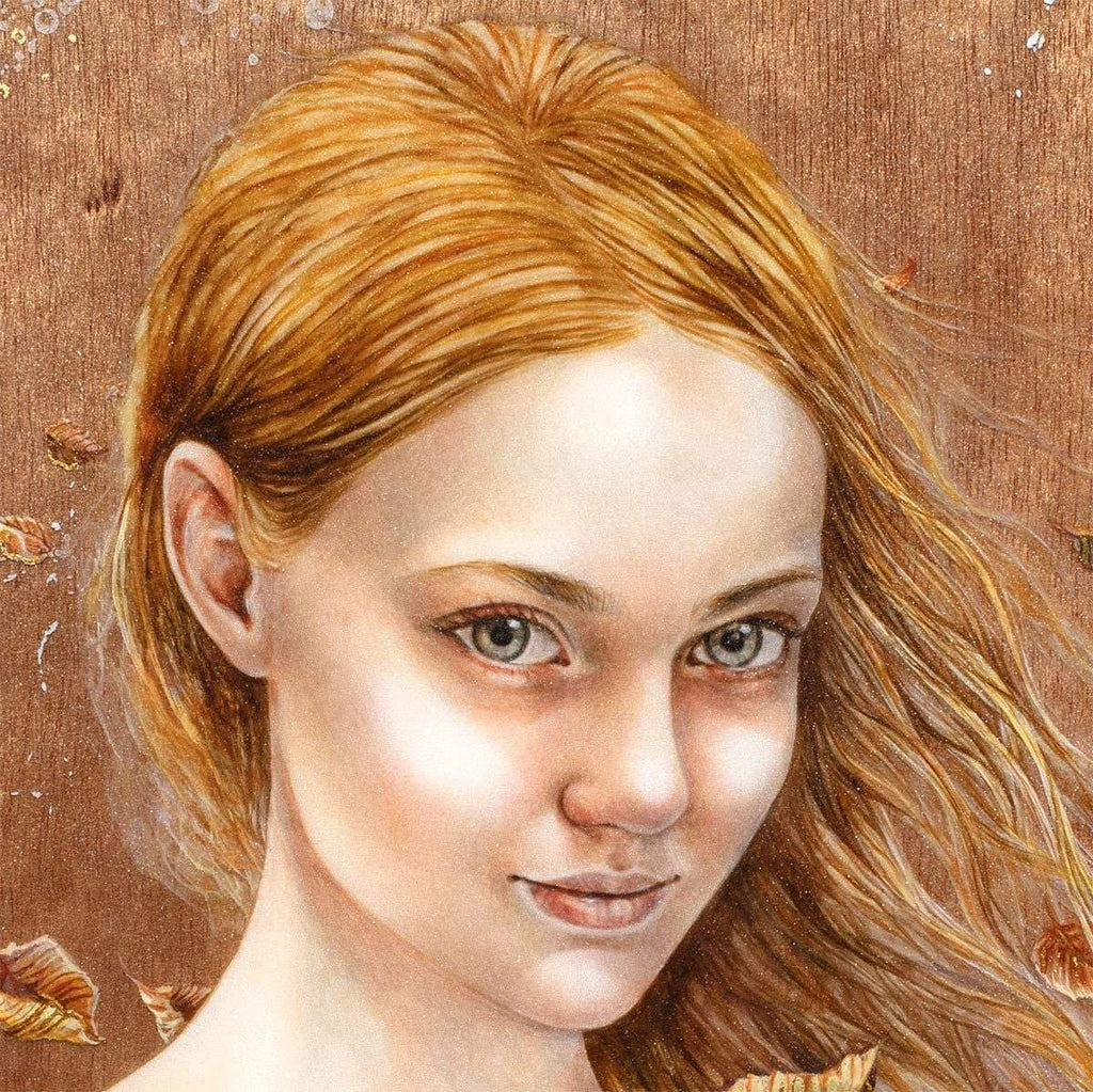 Embracing Silence - Original - SOLD by artist Kerry Darlington - Wyecliffe Galleries