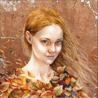 Embracing Silence - Original - SOLD by artist Kerry Darlington - Wyecliffe Galleries