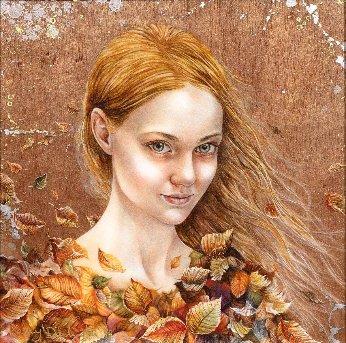 Embracing Silence - Original - SOLD by artist Kerry Darlington - Wyecliffe Galleries