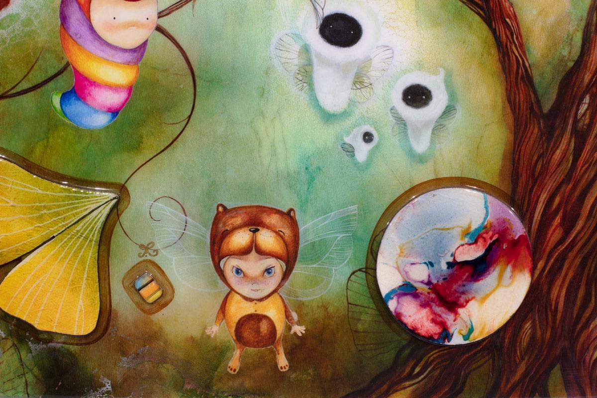 Enchanted Forest - Limited Edition - SOLD by artist Kerry Darlington - Wyecliffe Galleries