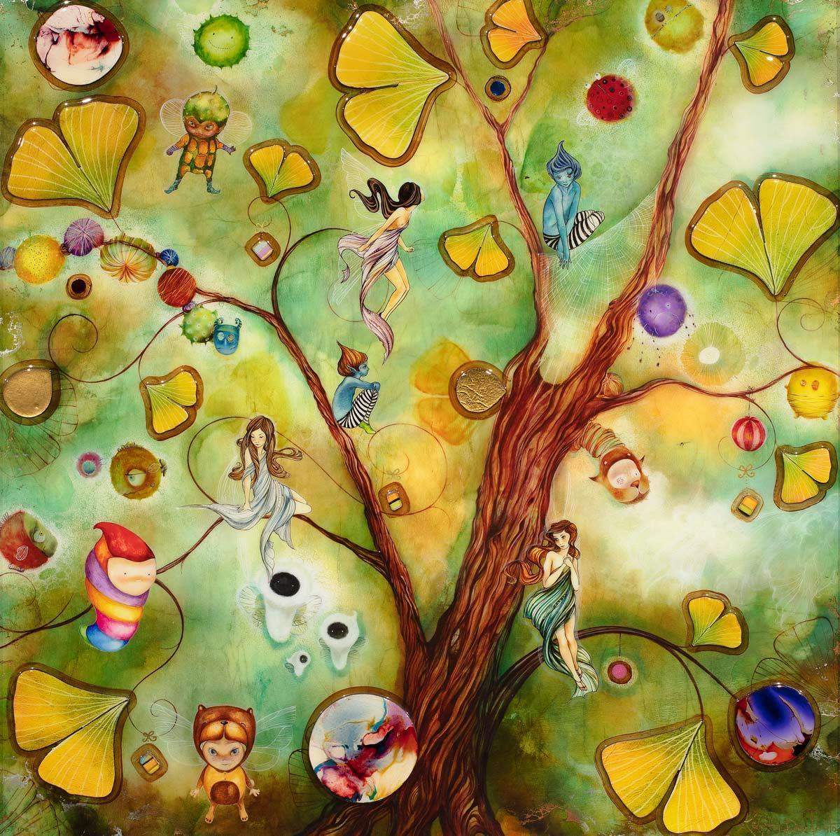 Enchanted Forest - Limited Edition - SOLD by artist Kerry Darlington - Wyecliffe Galleries