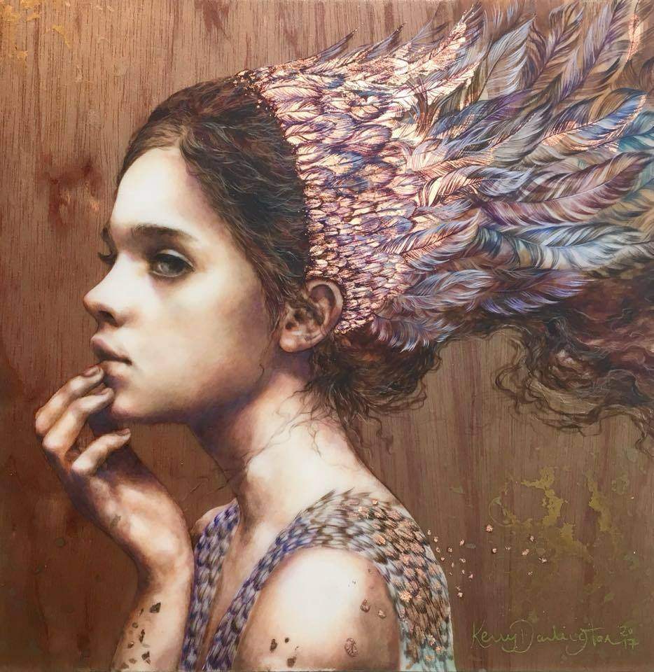 Eternal Echoes - Original - SOLD by artist Kerry Darlington - Wyecliffe Galleries