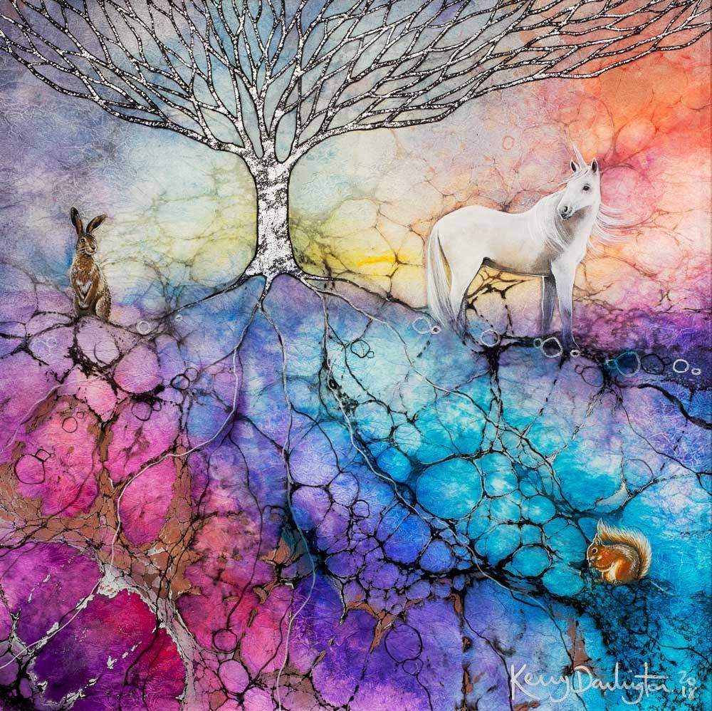 Eternity in An Hour - Original - SOLD by artist Kerry Darlington - Wyecliffe Galleries