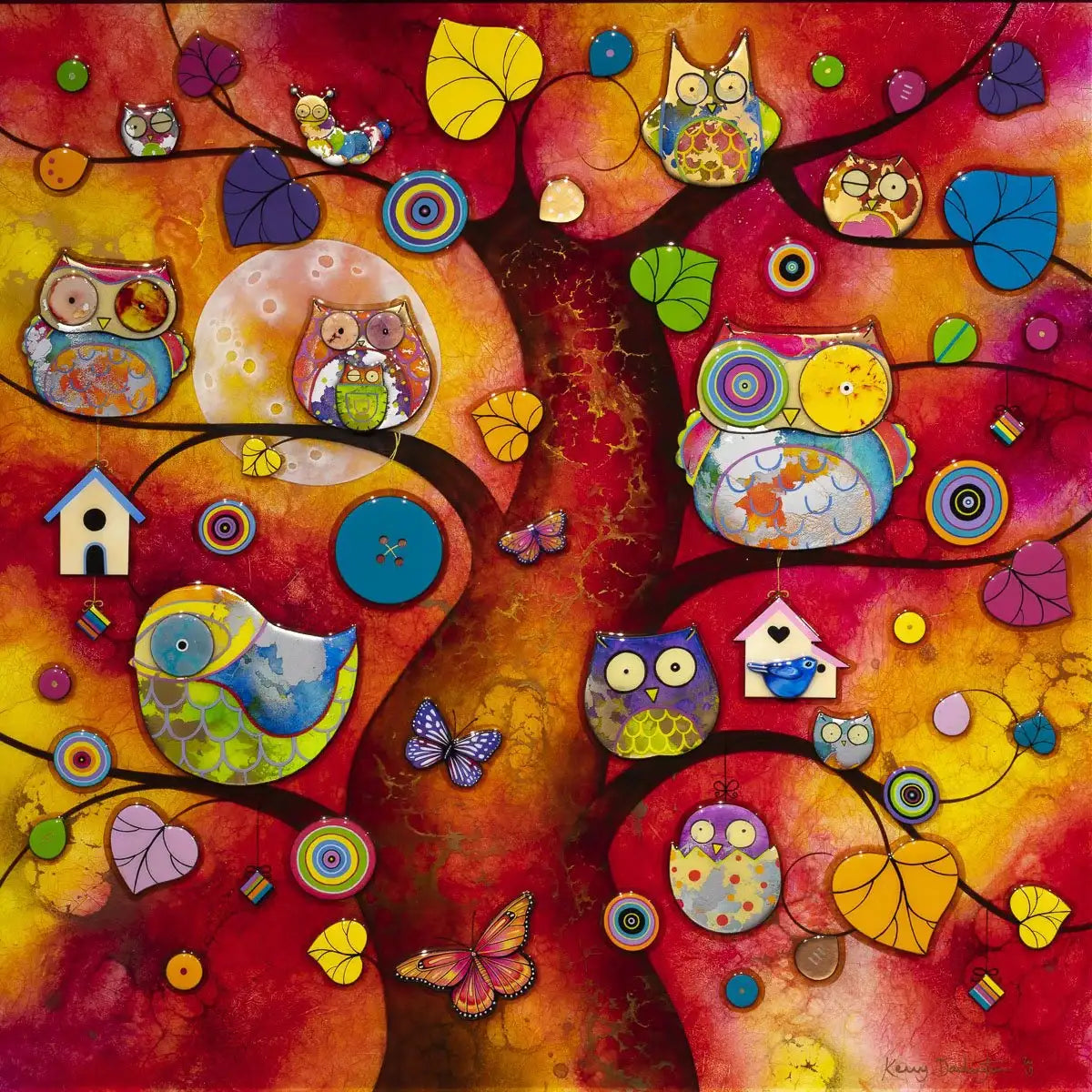 Eventide - Original - SOLD by artist Kerry Darlington - Wyecliffe Galleries