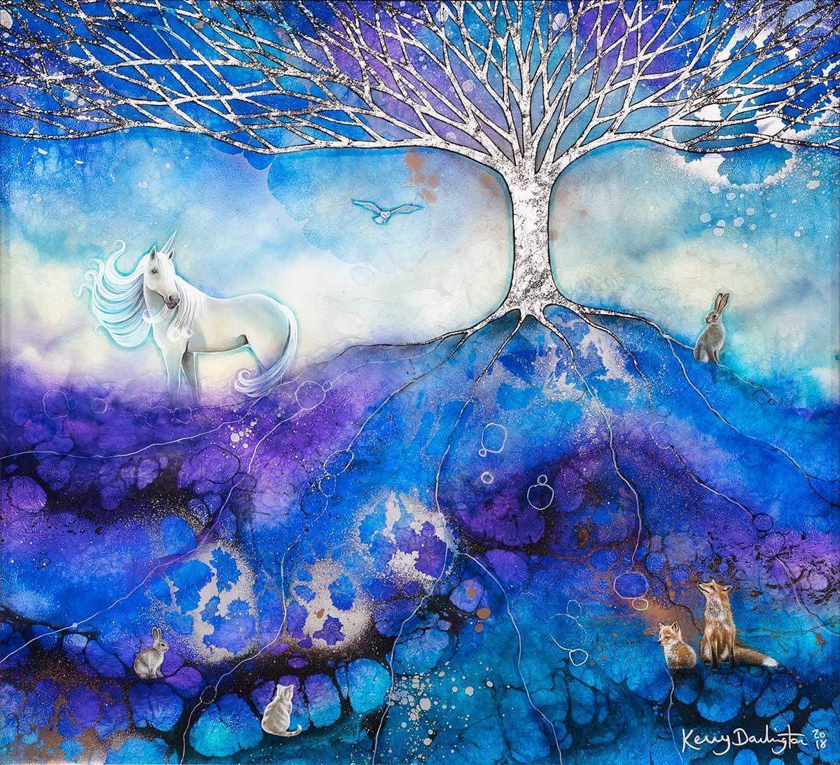 Everlasting Truth - Original - SOLD by artist Kerry Darlington - Wyecliffe Galleries