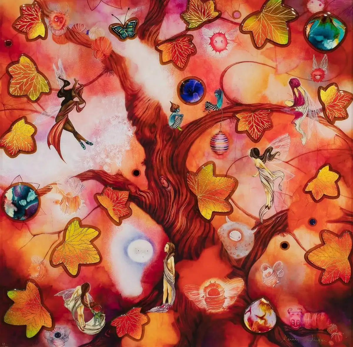 Faerie Forest - RARE Edition by artist Kerry Darlington - Wyecliffe Galleries