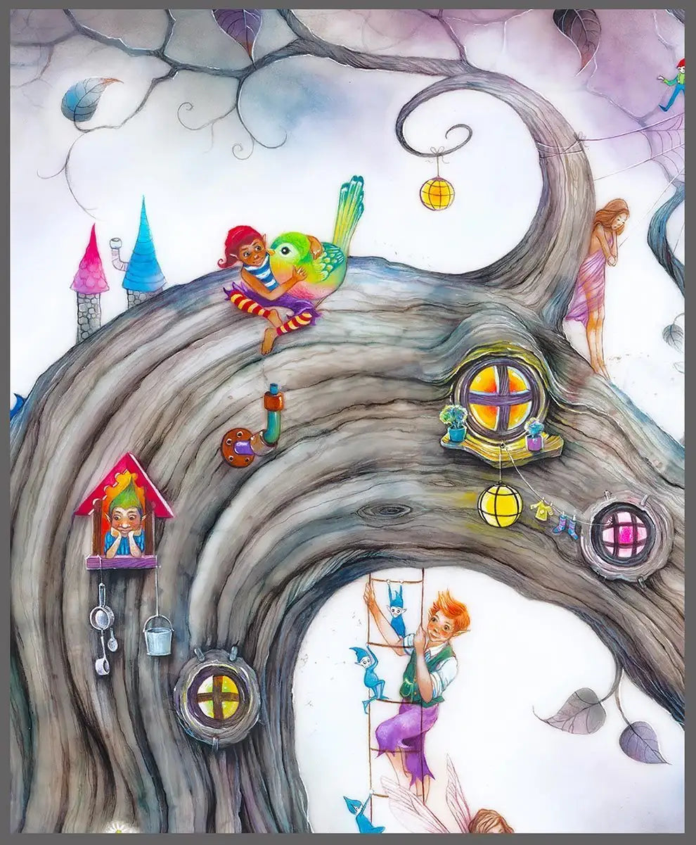 Faerie Glen - Edition by artist Kerry Darlington - Wyecliffe Galleries