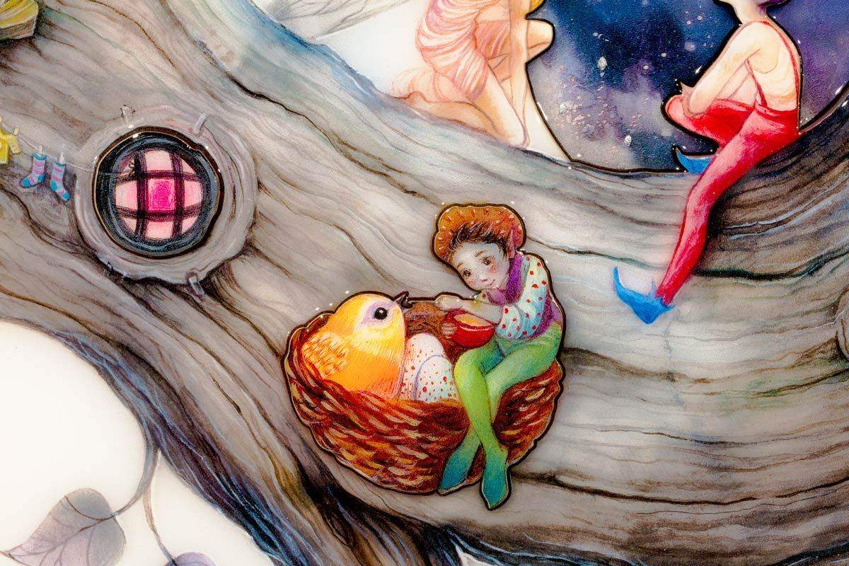 Faerie Glen - Edition by artist Kerry Darlington - Wyecliffe Galleries