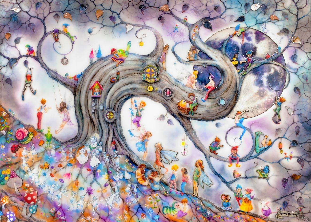 Faerie Glen - Edition by artist Kerry Darlington - Wyecliffe Galleries