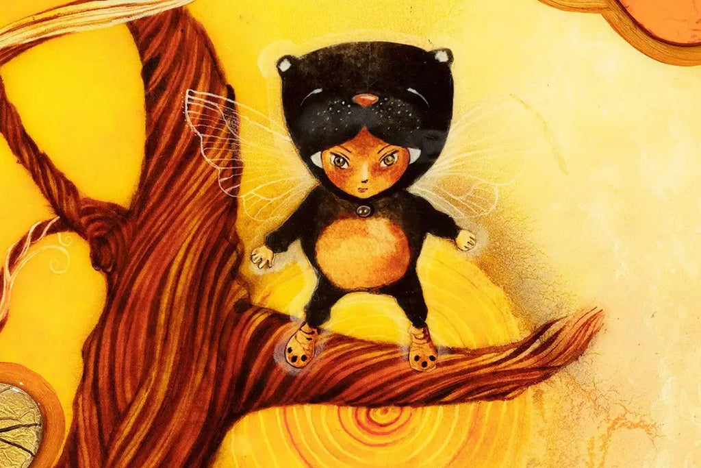 Faerie Hollow - Edition - SOLD by artist Kerry Darlington - Wyecliffe Galleries