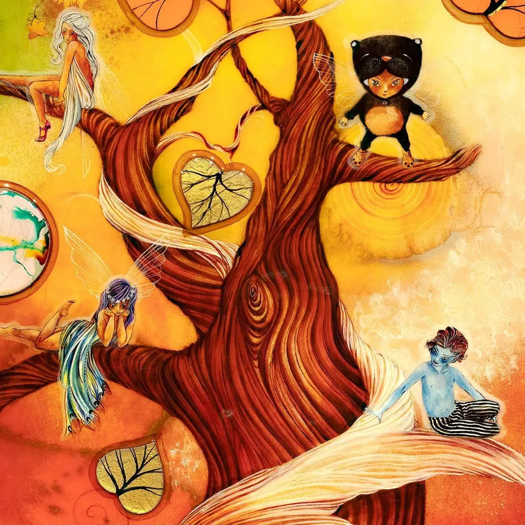 Faerie Hollow - Edition - SOLD by artist Kerry Darlington - Wyecliffe Galleries