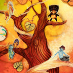 Faerie Hollow - Edition - SOLD by artist Kerry Darlington - Wyecliffe Galleries