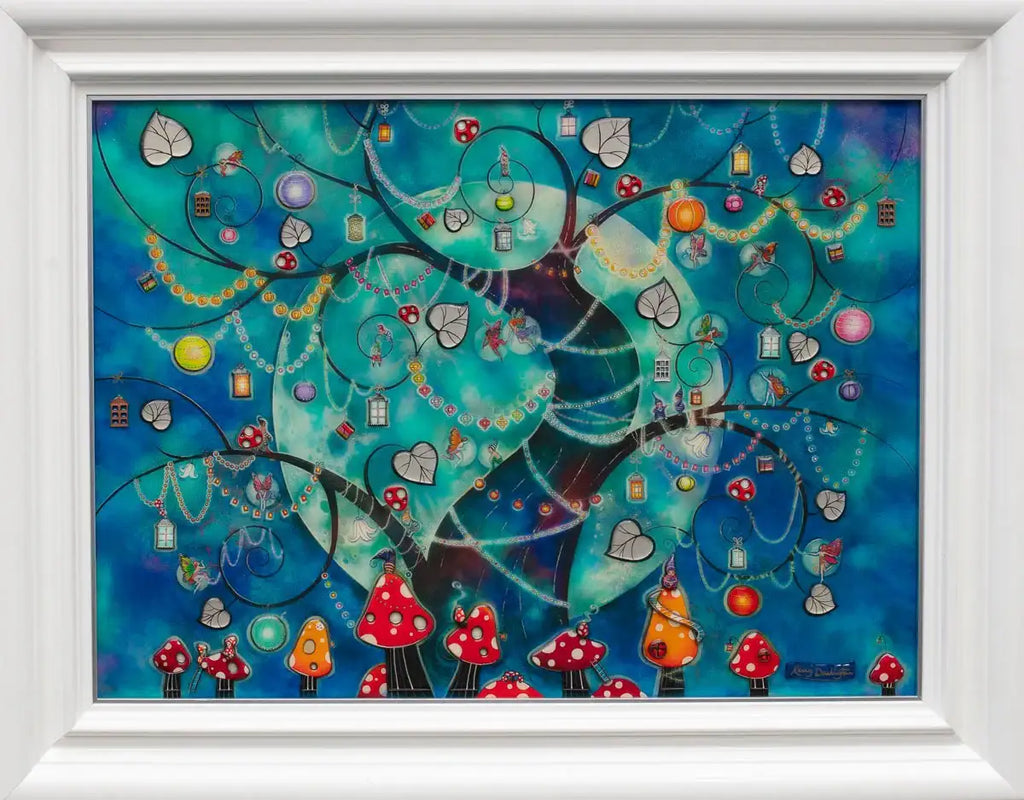 Fairy Lanterns - Unique Edition - SOLD OUT by artist Kerry Darlington - Wyecliffe Galleries