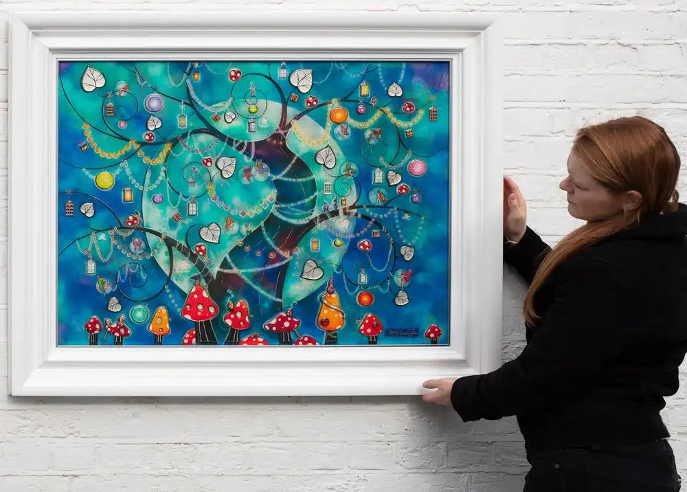 Fairy Lanterns - Unique Edition - SOLD OUT by artist Kerry Darlington - Wyecliffe Galleries