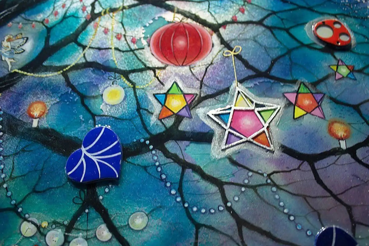 Fairy Lights - Edition - RARE - SOLD OUT by artist Kerry Darlington - Wyecliffe Galleries