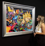 Flight of the Dragons - Original - SOLD by artist Kerry Darlington - Wyecliffe Galleries