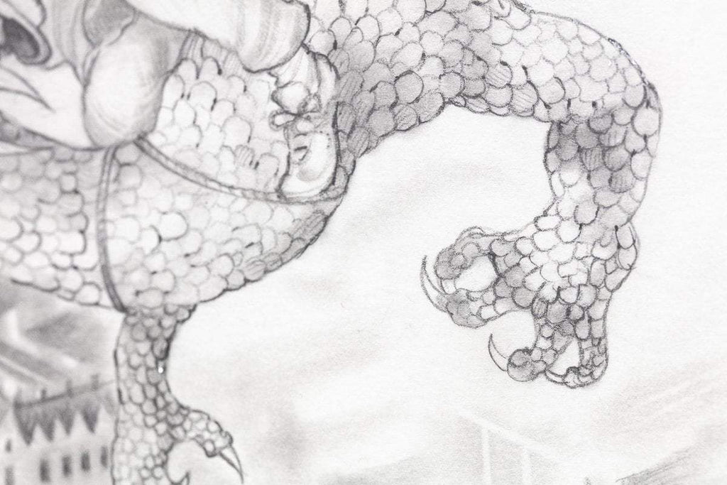 Flight Over St. Pauls - Original - SOLD by artist Kerry Darlington - Wyecliffe Galleries