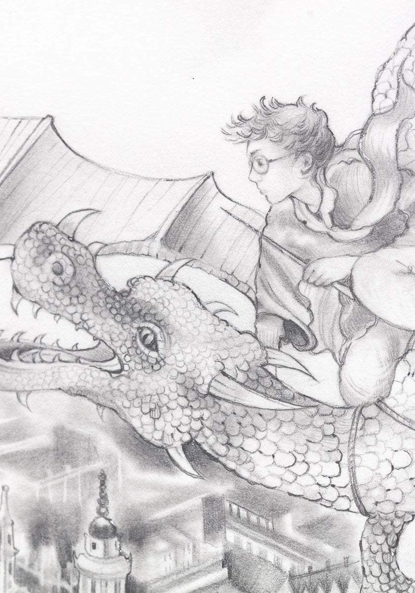 Flight Over St. Pauls - Original - SOLD by artist Kerry Darlington - Wyecliffe Galleries