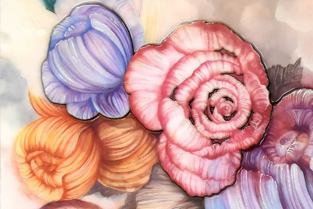 Floral - Edition by artist Kerry Darlington - Wyecliffe Galleries