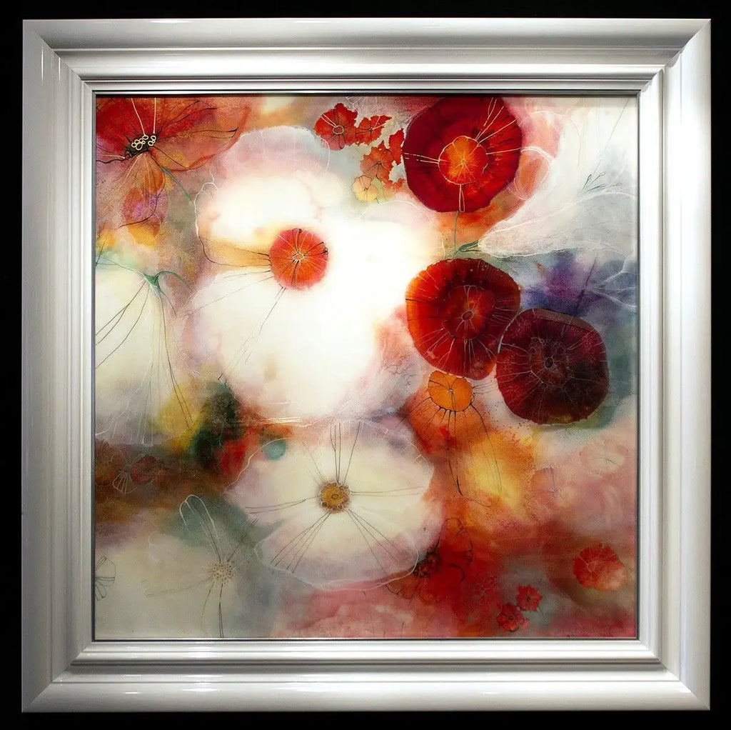 Floral - SOLD by artist Kerry Darlington - Wyecliffe Galleries