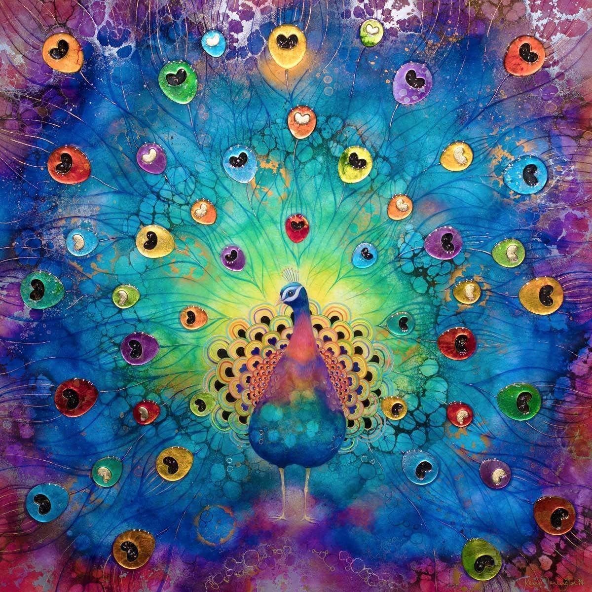 Flourish - Original - SOLD by artist Kerry Darlington - Wyecliffe Galleries