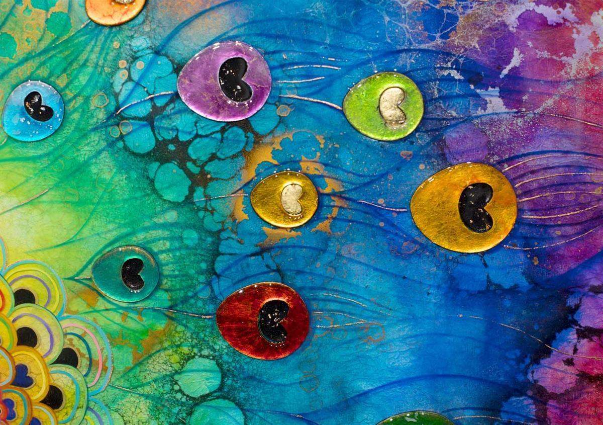 Flourish - Original - SOLD by artist Kerry Darlington - Wyecliffe Galleries