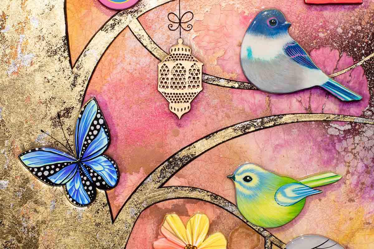 Flourishing - Original - SOLD by artist Kerry Darlington - Wyecliffe Galleries