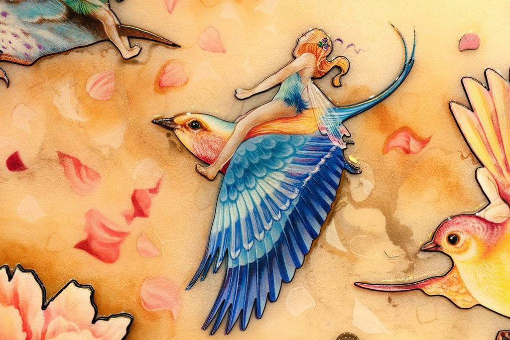 Flying Home - Edition by artist Kerry Darlington - Wyecliffe Galleries