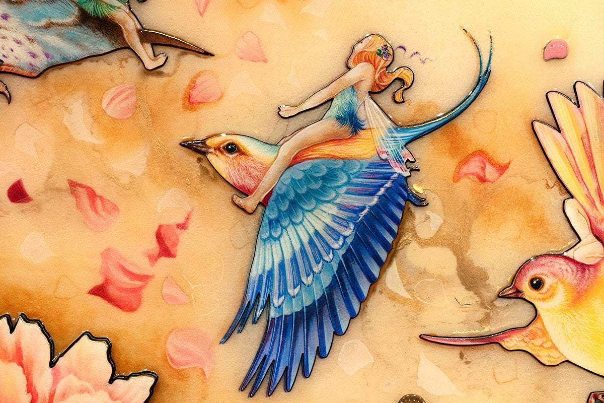 Flying Home - Edition by artist Kerry Darlington - Wyecliffe Galleries