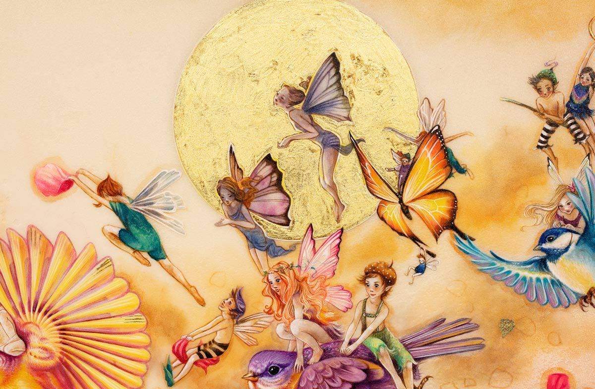 Flying Home - Published Original - SOLD by artist Kerry Darlington - Wyecliffe Galleries