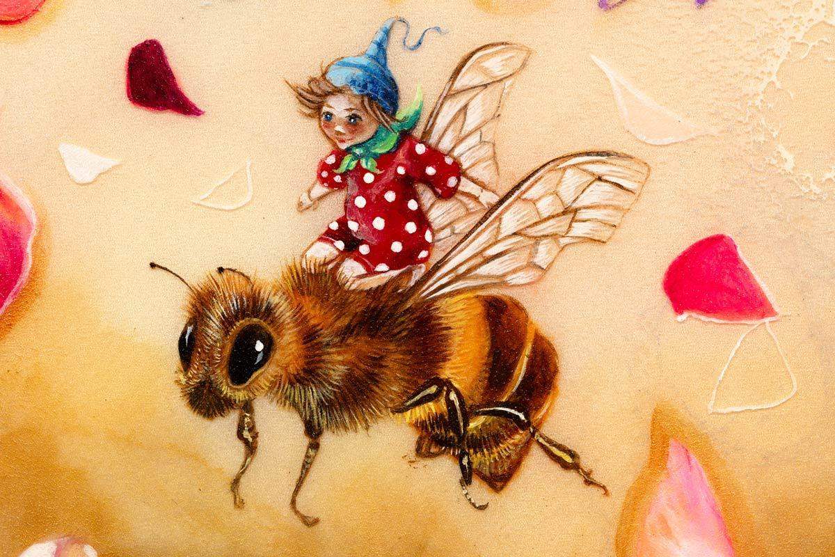 Flying Home - Published Original - SOLD by artist Kerry Darlington - Wyecliffe Galleries