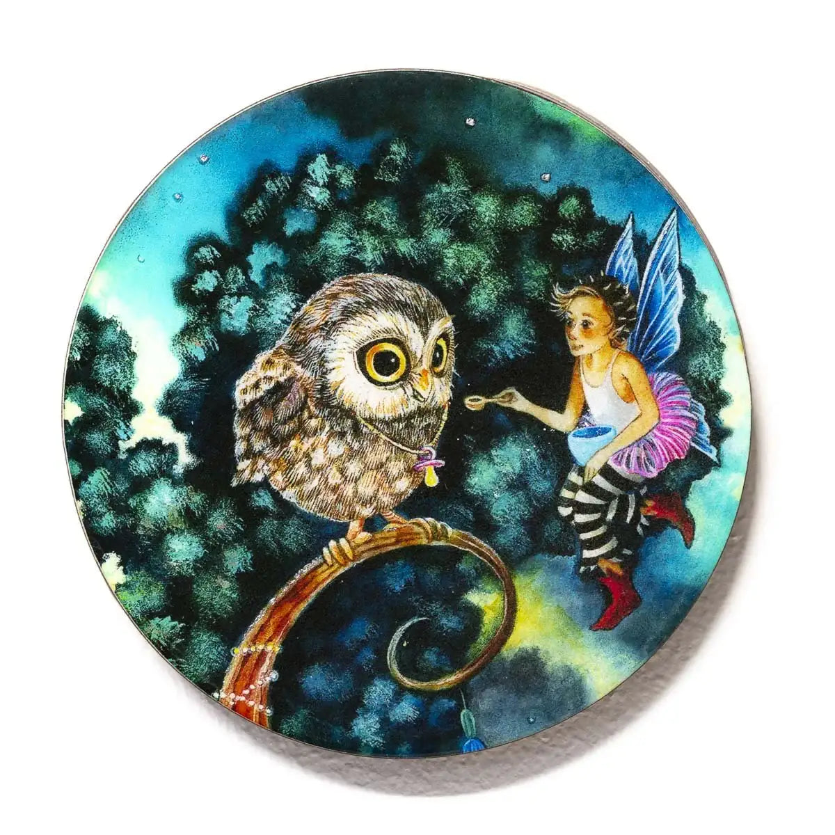 Folk of the Fae Tree - Edition by artist Kerry Darlington - Wyecliffe Galleries