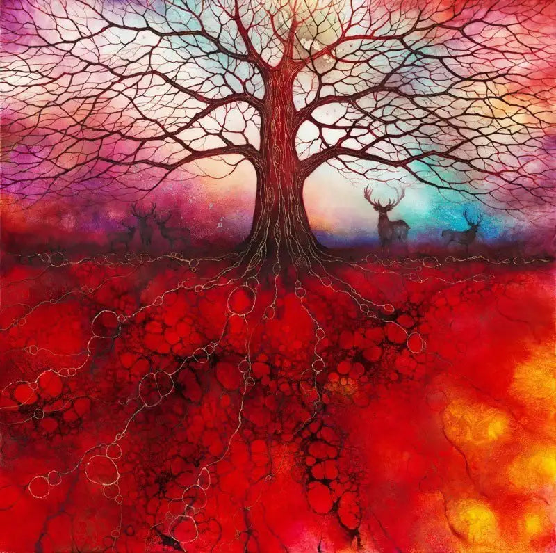 Free Spirits - SOLD OUT by artist Kerry Darlington - Wyecliffe Galleries