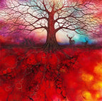 Free Spirits - SOLD OUT by artist Kerry Darlington - Wyecliffe Galleries