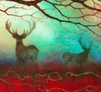 Free Spirits - SOLD OUT by artist Kerry Darlington - Wyecliffe Galleries