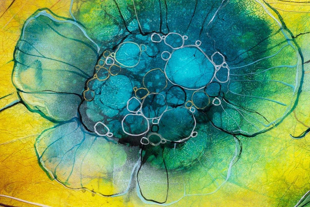 Full Bloom - Original - SOLD by artist Kerry Darlington - Wyecliffe Galleries