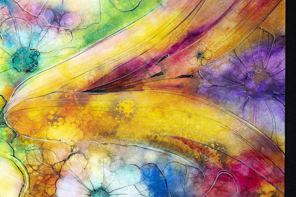 Full Bloom - Original - SOLD by artist Kerry Darlington - Wyecliffe Galleries