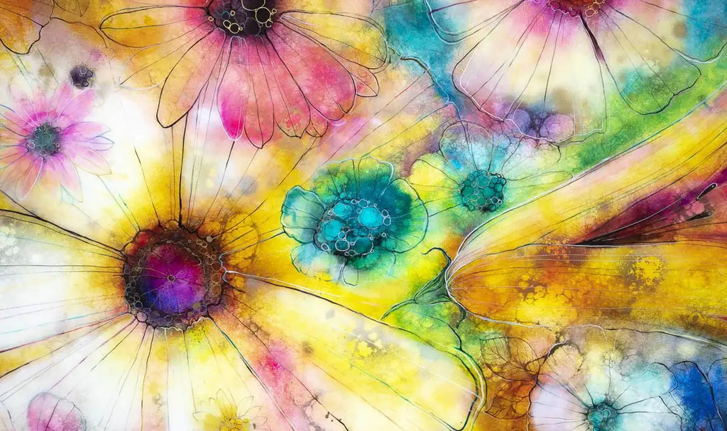 Full Bloom - Original - SOLD by artist Kerry Darlington - Wyecliffe Galleries