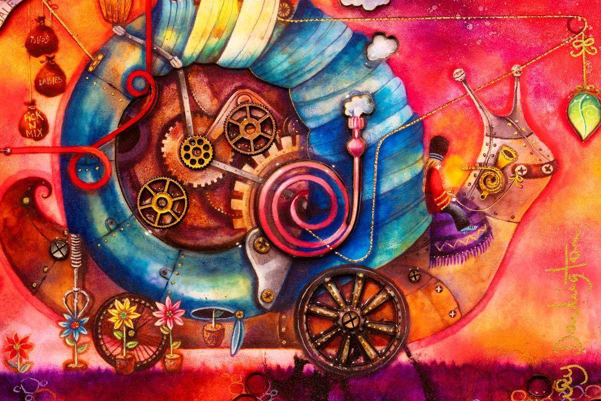 Gastropod - Edition - SOLD OUT by artist Kerry Darlington - Wyecliffe Galleries