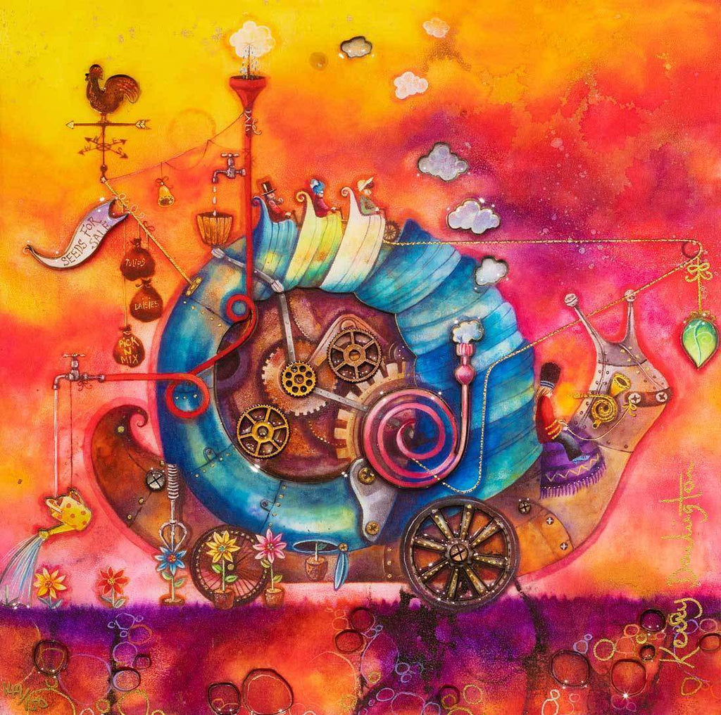 Gastropod - Edition - SOLD OUT by artist Kerry Darlington - Wyecliffe Galleries