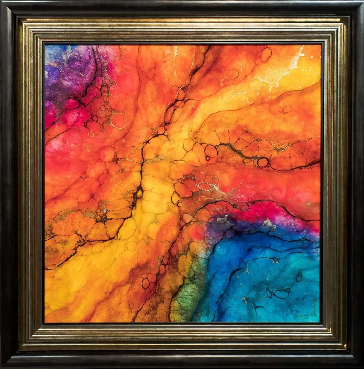 Gemalda Caldera - ORIGINAL - SOLD by artist Kerry Darlington - Wyecliffe Galleries