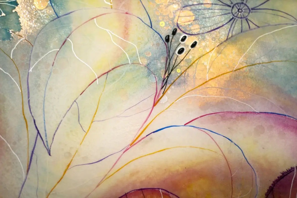 Glory Lily - ORIGINAL - SOLD by artist Kerry Darlington - Wyecliffe Galleries