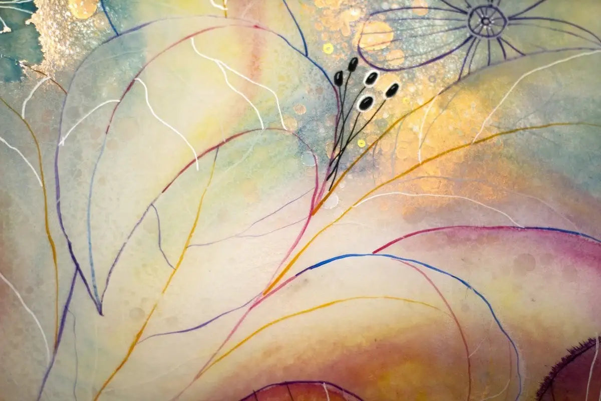 Glory Lily - ORIGINAL - SOLD by artist Kerry Darlington - Wyecliffe Galleries