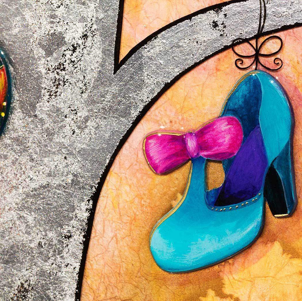 Glowing - Original - SOLD by artist Kerry Darlington - Wyecliffe Galleries