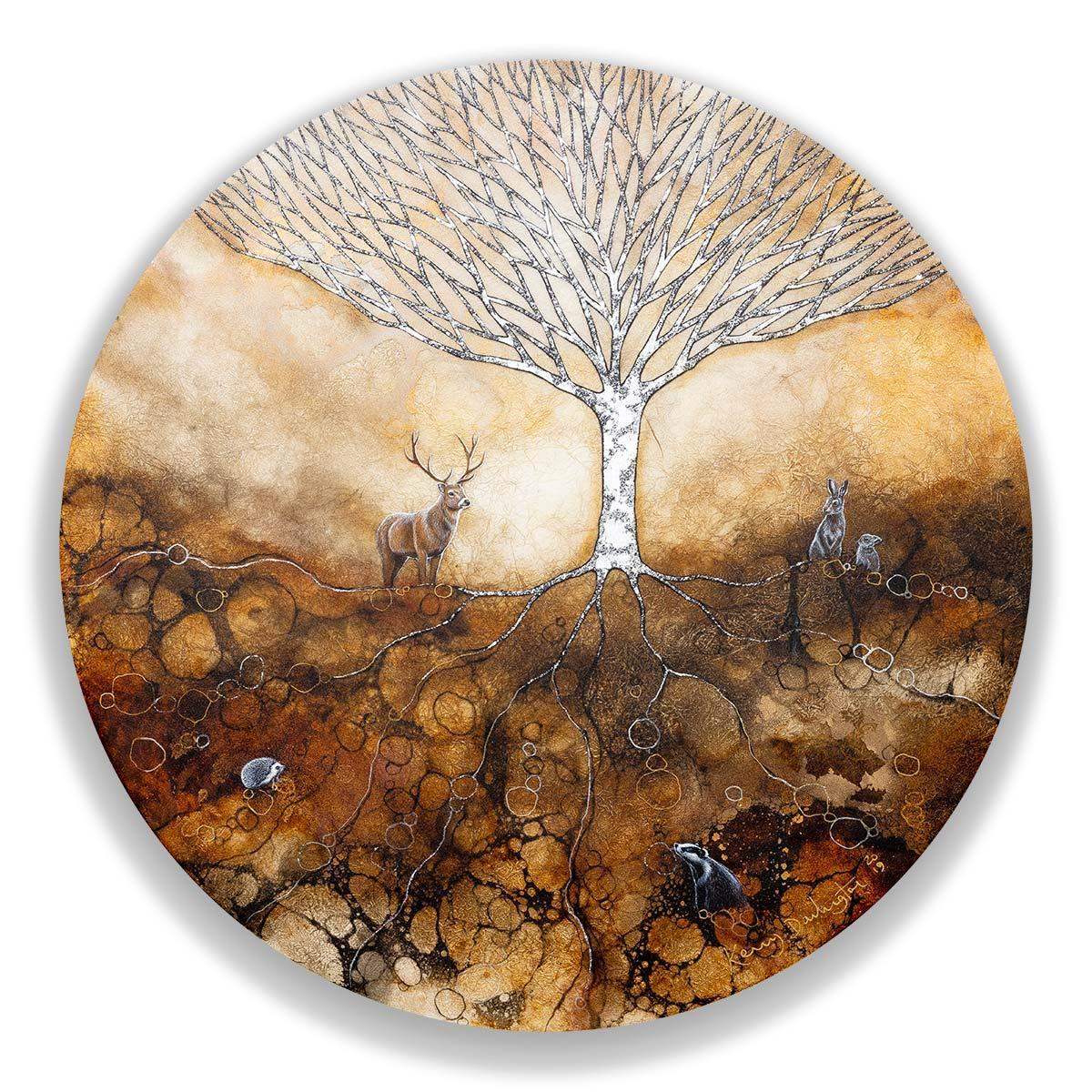 Goddess Tree - Original - SOLD by artist Kerry Darlington - Wyecliffe Galleries