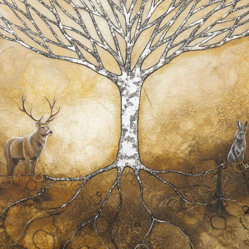 Goddess Tree - Original - SOLD by artist Kerry Darlington - Wyecliffe Galleries